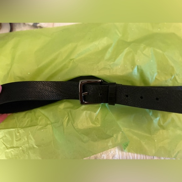 Express Croc Embossed Leather Belt- Size Large - Picture 2 of 6